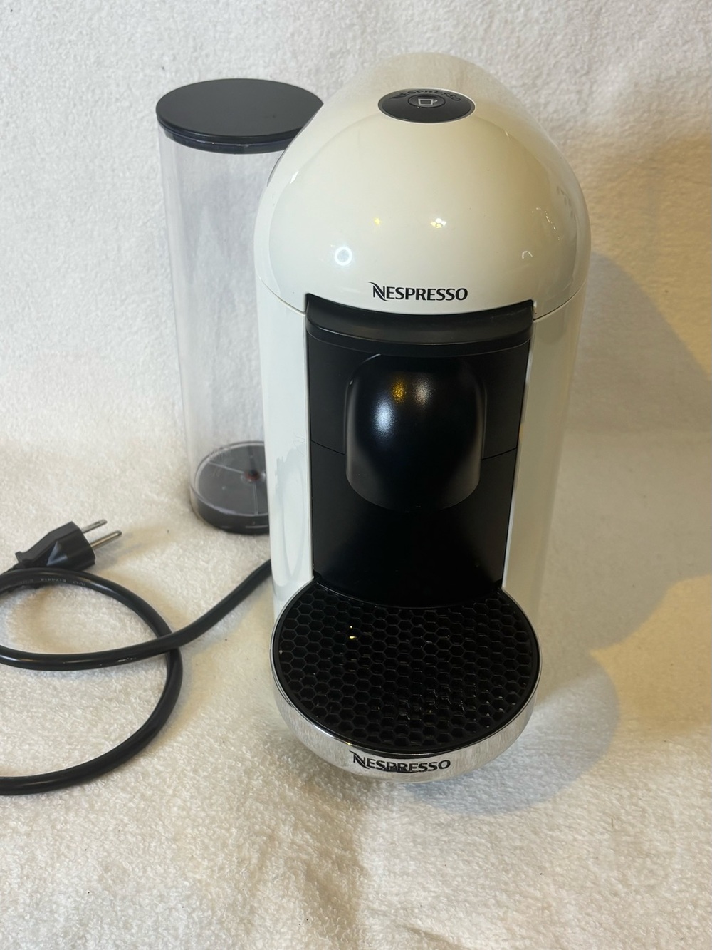 Nespresso Compact Espresso Machine in Black and Silver